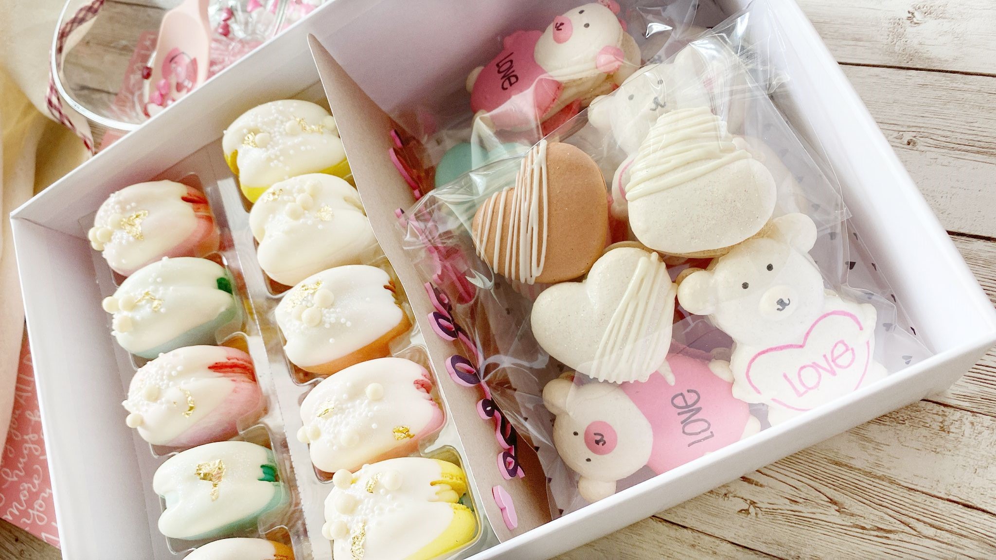 Macarons Inima Tarjeta Digital de Ninna Cocina
